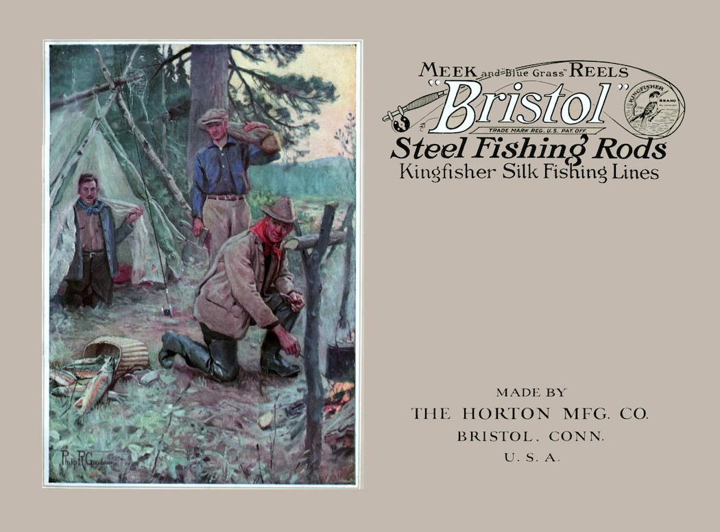 Catalogue De Pêche Bristol – 1923 – Cannes, Moulinets, Lignes – Supplément Rare